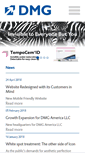 Mobile Screenshot of dmg-america.com